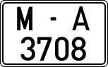 License plates of Spain, 1971 year series