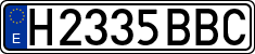 License plates of Spain, Specialty plates
