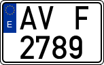 License plates of Spain, 1971 year series