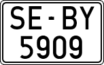 License plates of Spain, 1971 year series
