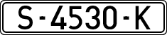 License plates of Spain, 1971 year series