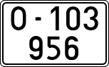 License plates of Spain, 1900 year series