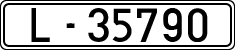 License plates of Spain, 1900 year series