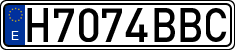 License plates of Spain, Specialty plates