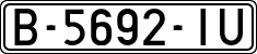 License plates of Spain, 1971 year series