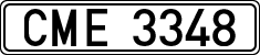 License plates of Spain, Official and military plates
