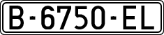 License plates of Spain, 1971 year series