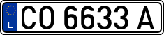 License plates of Spain, 1971 year series