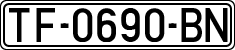 License plates of Spain, 1971 year series