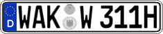 German license plate, Plates for oldtimers (type 