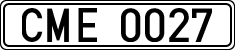 License plates of Spain, Official and military plates