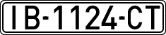 License plates of Spain, 1971 year series