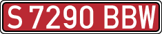 License plates of Spain, Specialty plates