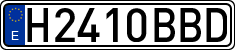 License plates of Spain, Specialty plates