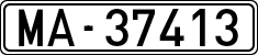 License plates of Spain, 1900 year series