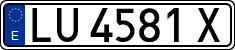 License plates of Spain, 1971 year series