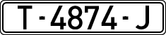 License plates of Spain, 1971 year series