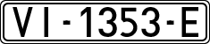 License plates of Spain, 1971 year series
