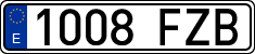 License plates of Spain, Ordinary (2000)