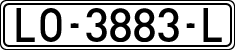 License plates of Spain, 1971 year series