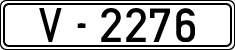 License plates of Spain, 1900 year series