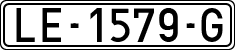 License plates of Spain, 1971 year series