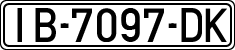 License plates of Spain, 1971 year series