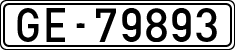 License plates of Spain, 1900 year series