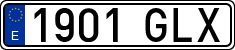 License plates of Spain, Ordinary (2000)