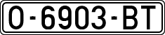 License plates of Spain, 1971 year series