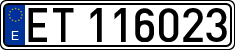 License plates of Spain, Official and military plates