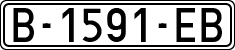License plates of Spain, 1971 year series