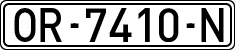 License plates of Spain, 1971 year series
