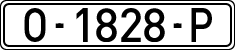 License plates of Spain, 1971 year series