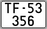 License plates of Spain, 1900 year series
