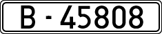 License plates of Spain, 1900 year series