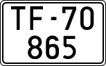 License plates of Spain, 1900 year series