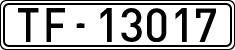 License plates of Spain, 1900 year series