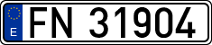 License plates of Spain, Official and military plates
