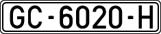 License plates of Spain, 1971 year series
