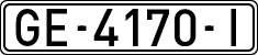 License plates of Spain, 1971 year series