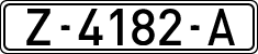 License plates of Spain, 1971 year series