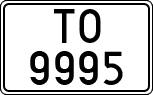 License plates of Spain, 1900 year series