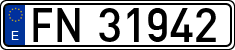 License plates of Spain, Official and military plates