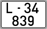 License plates of Spain, 1900 year series