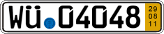 German license plate, Short-term transit plates