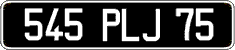 French license plate, FNI