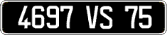 French license plate, FNI