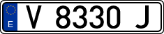 License plates of Spain, 1971 year series