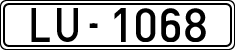 License plates of Spain, 1900 year series